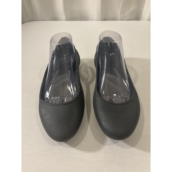 Crocs Laura Ballet Flats Shoes Women's Black Comfort Slip Size 10 - Picture 2 of 10
